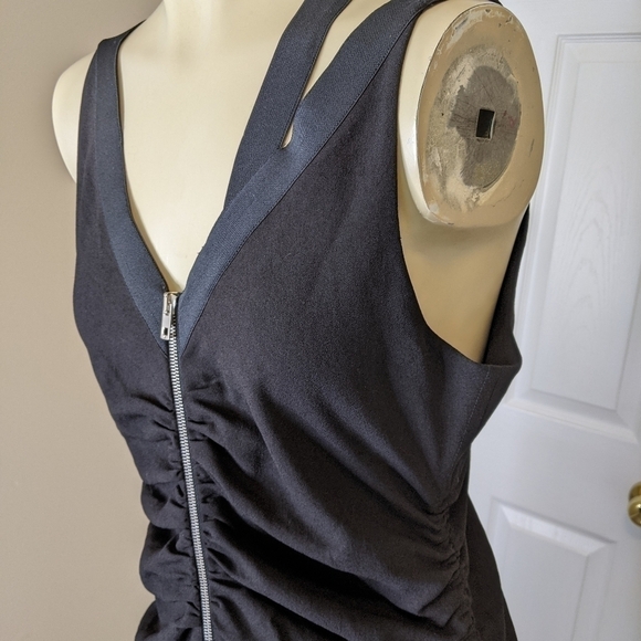 IRO Sloan black midi dress sleeveless - Picture 2 of 9